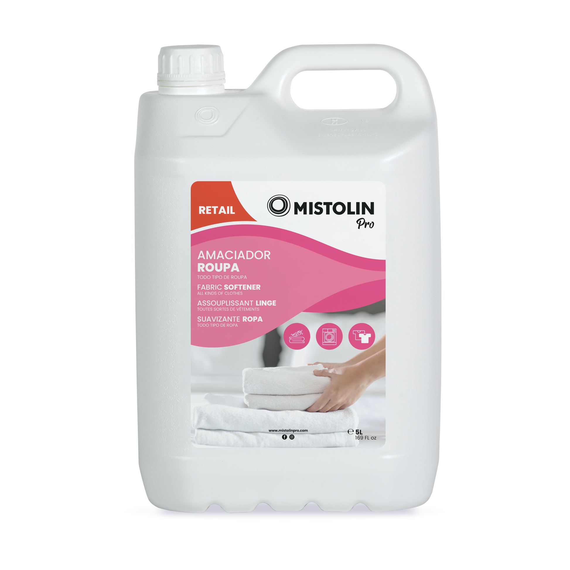 Mistolin Pro Fabric Softener – 5L