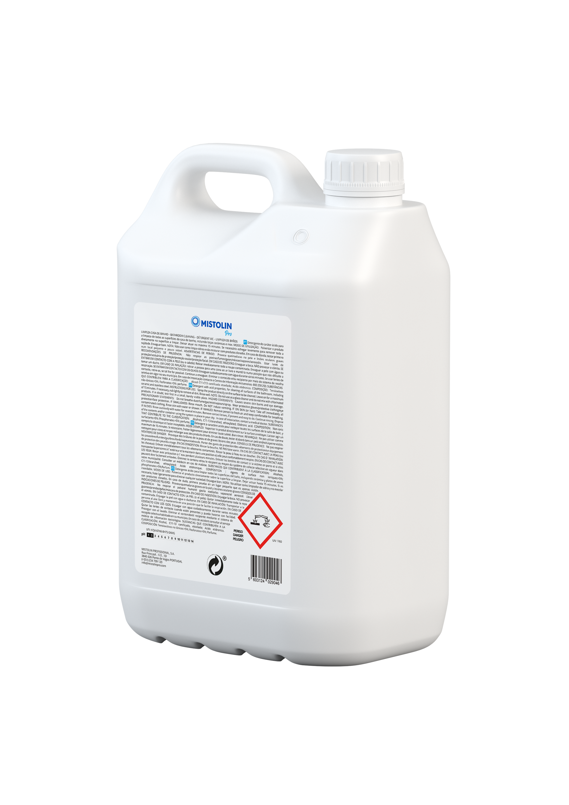Mistolin Pro – Bathroom Cleaner 5L