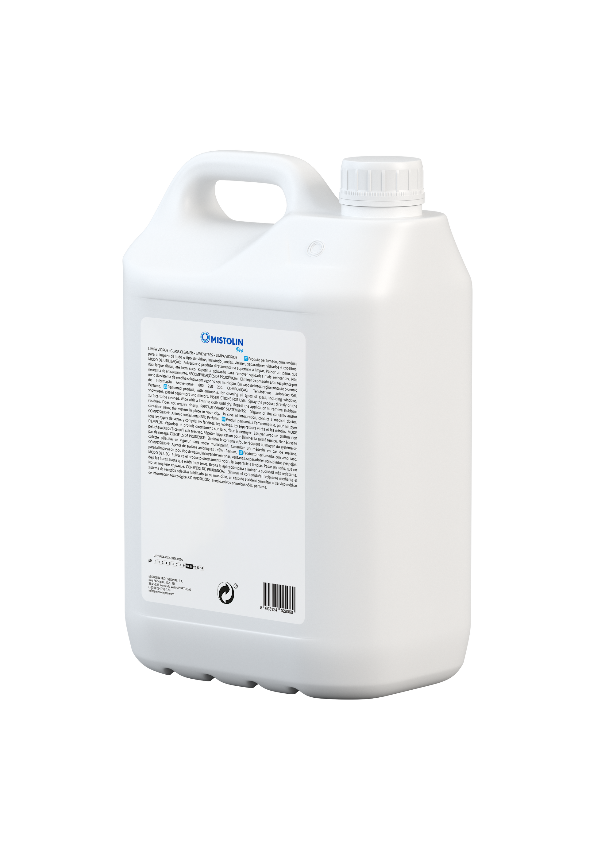 Mistolin Pro Glass Cleaner – 5l