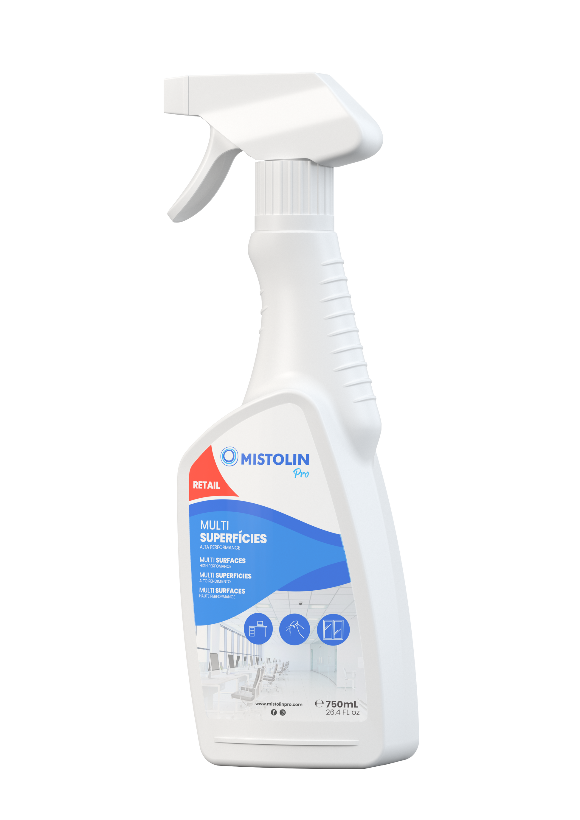Mistolin Pro Multi Sufaces 6 X 750ml