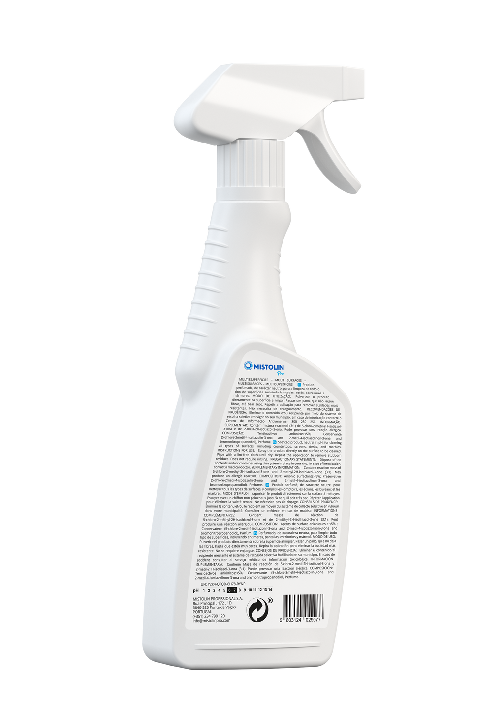 Mistolin Pro Multi Sufaces 6 X 750ml