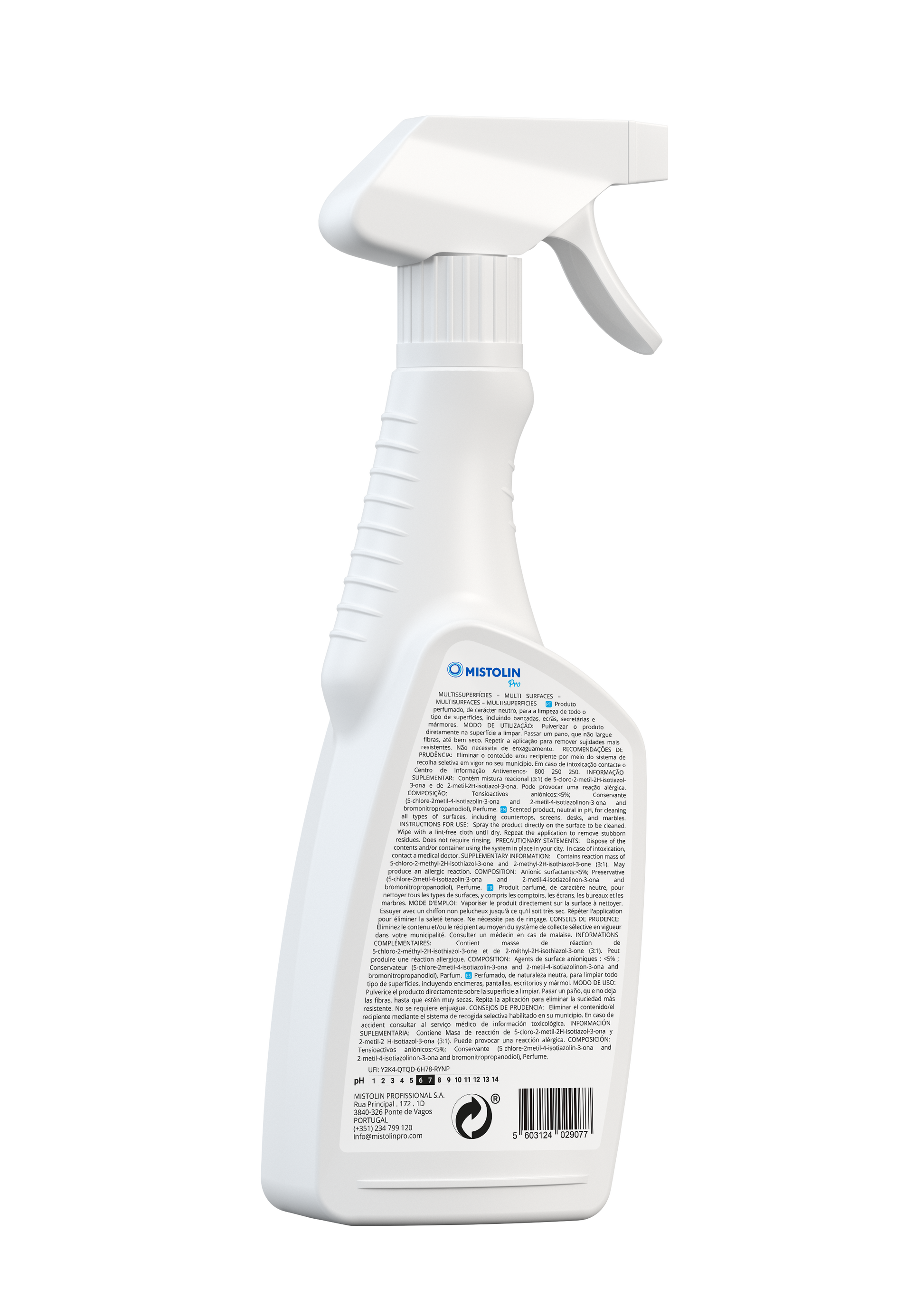 Mistolin Pro Multi Sufaces 6 X 750ml