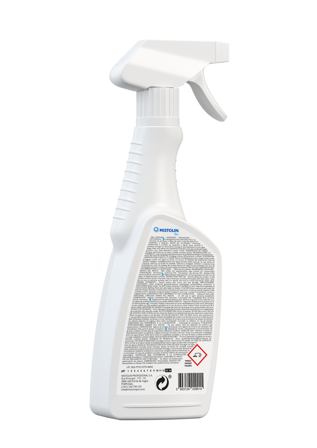 Mistolin Pro Degreaser 6 X 750ml